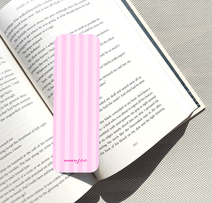 Director's Cut Pink Stripe Bookmark
