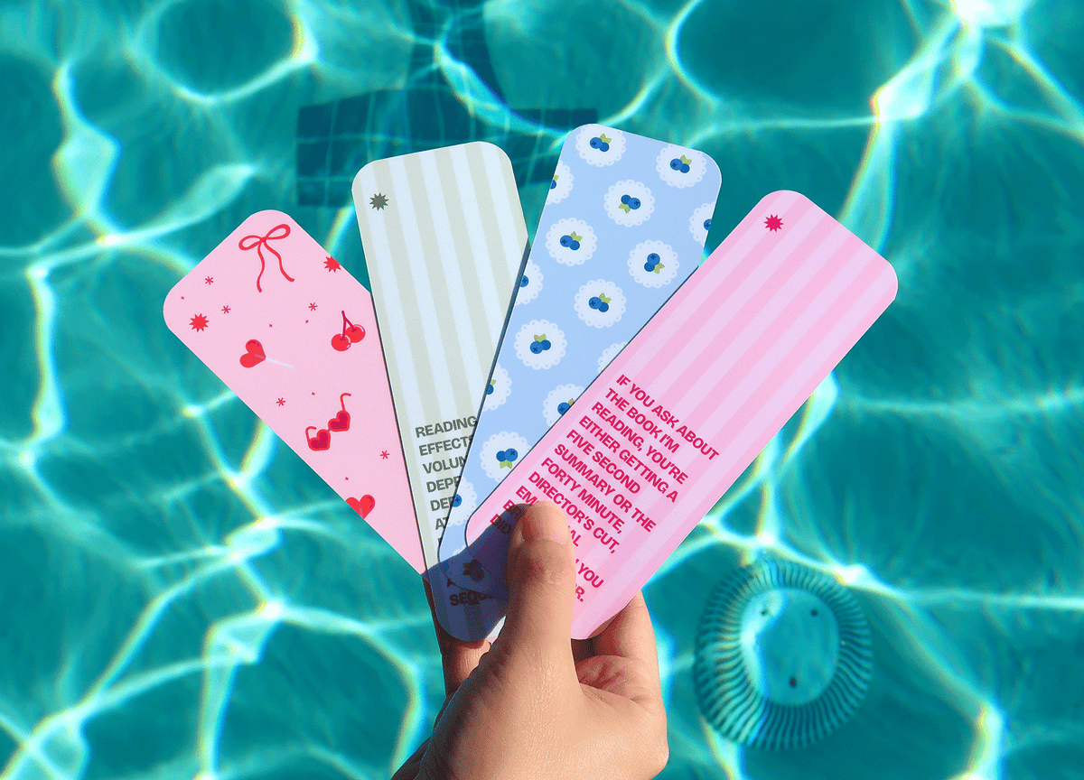 Obsessed Reader Handmade Bookmark Pack