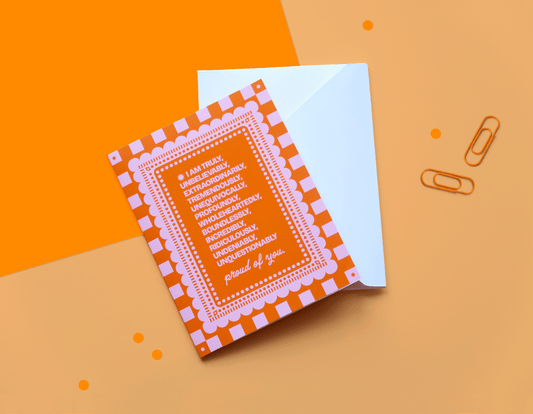 Proud Of You Greeting Card