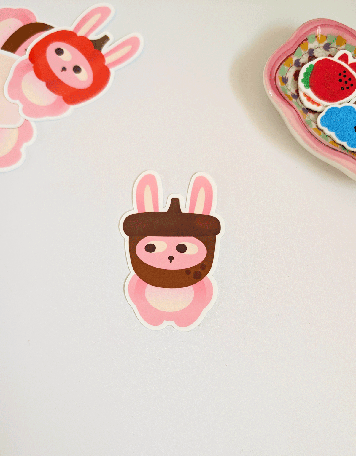 Fall Season Bunny Stickers
