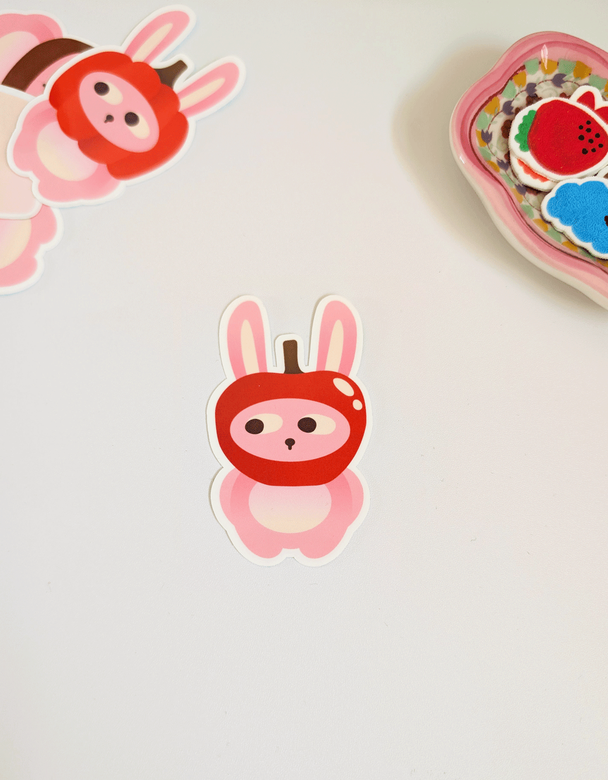 Fall Season Bunny Stickers