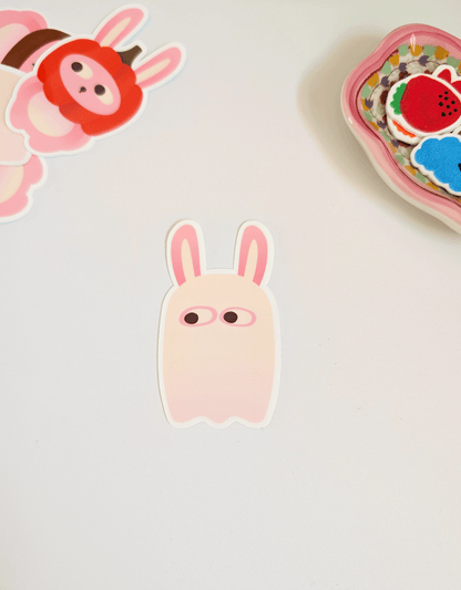 Fall Season Bunny Stickers