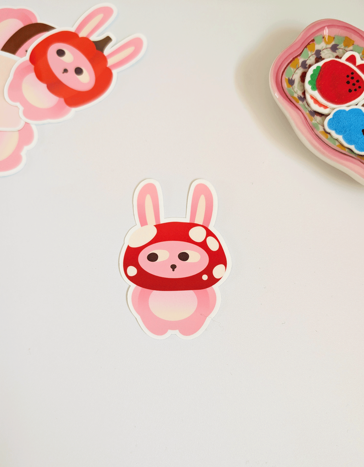Fall Season Bunny Stickers