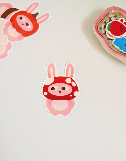 Fall Season Bunny Stickers