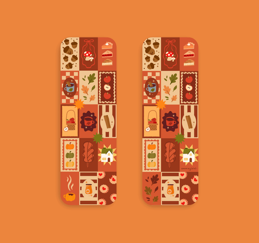 Fall Season Patchwork Bookmark
