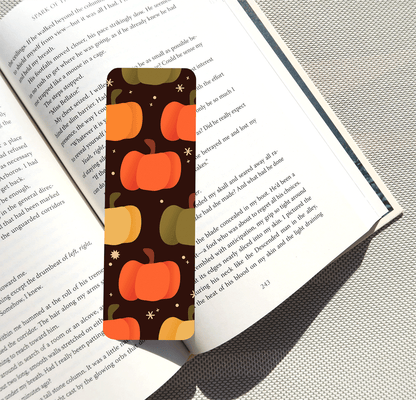 Fall Season Pumpkin Bookmark
