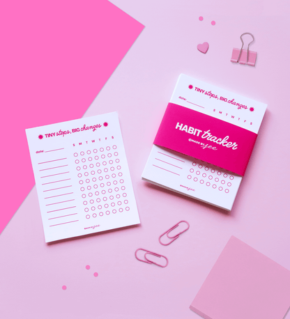 Tiny Pink 12 Week Habit Tracker
